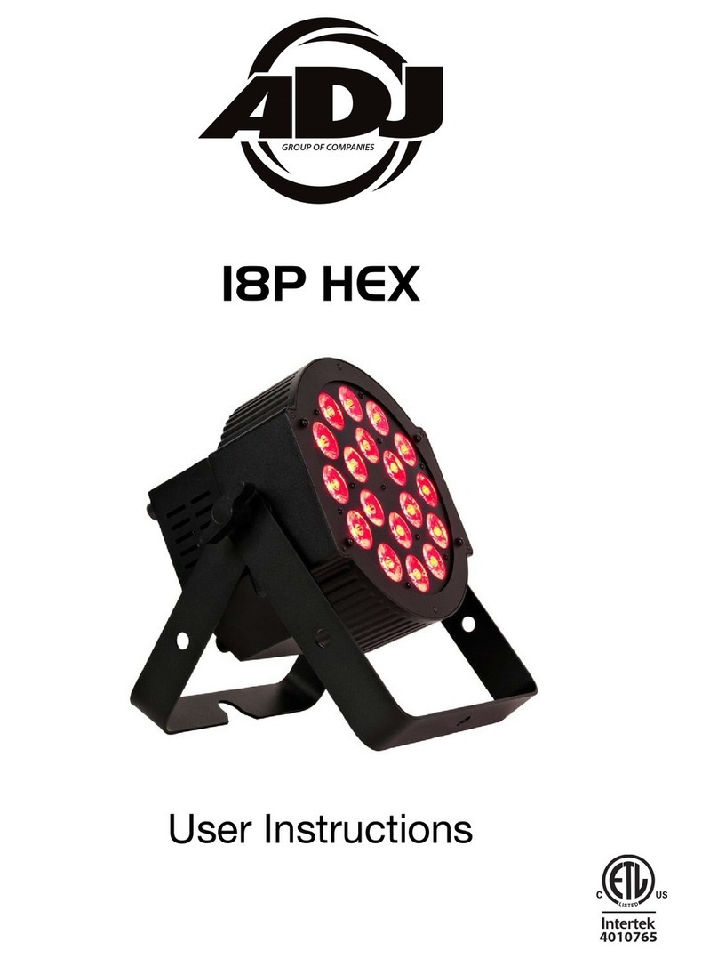 ADJ 18P HEX IP User manual