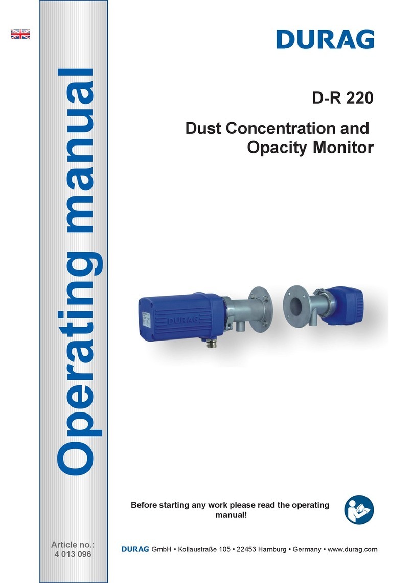 DURAG D-R 220 operating manual