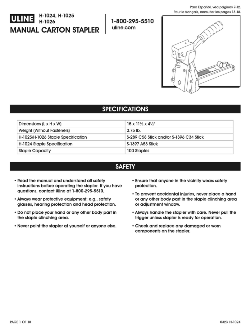 U-Line H-1024 User manual