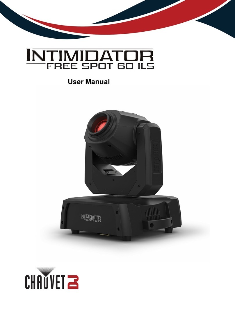 Chauvet DJ Intimidator Free Spot 60 ILS User manual