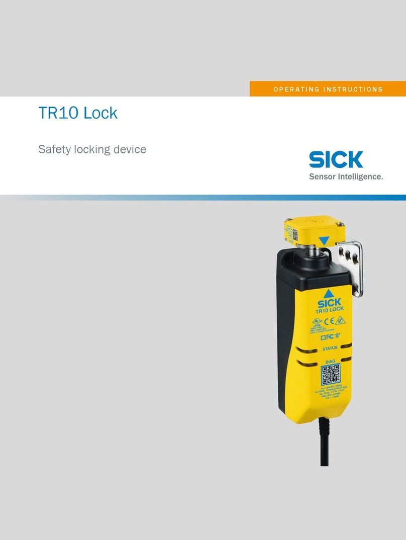 SICK TR10 Lock operating instructions