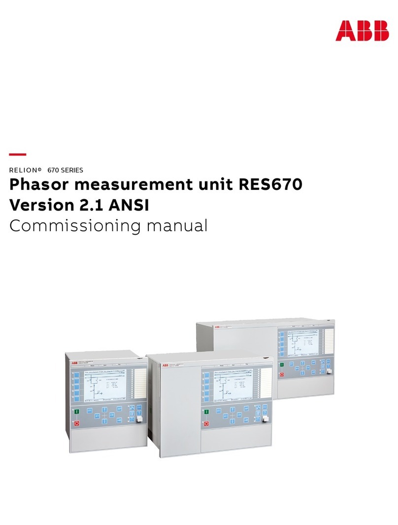 ABB Relion 670 series Quick start guide
