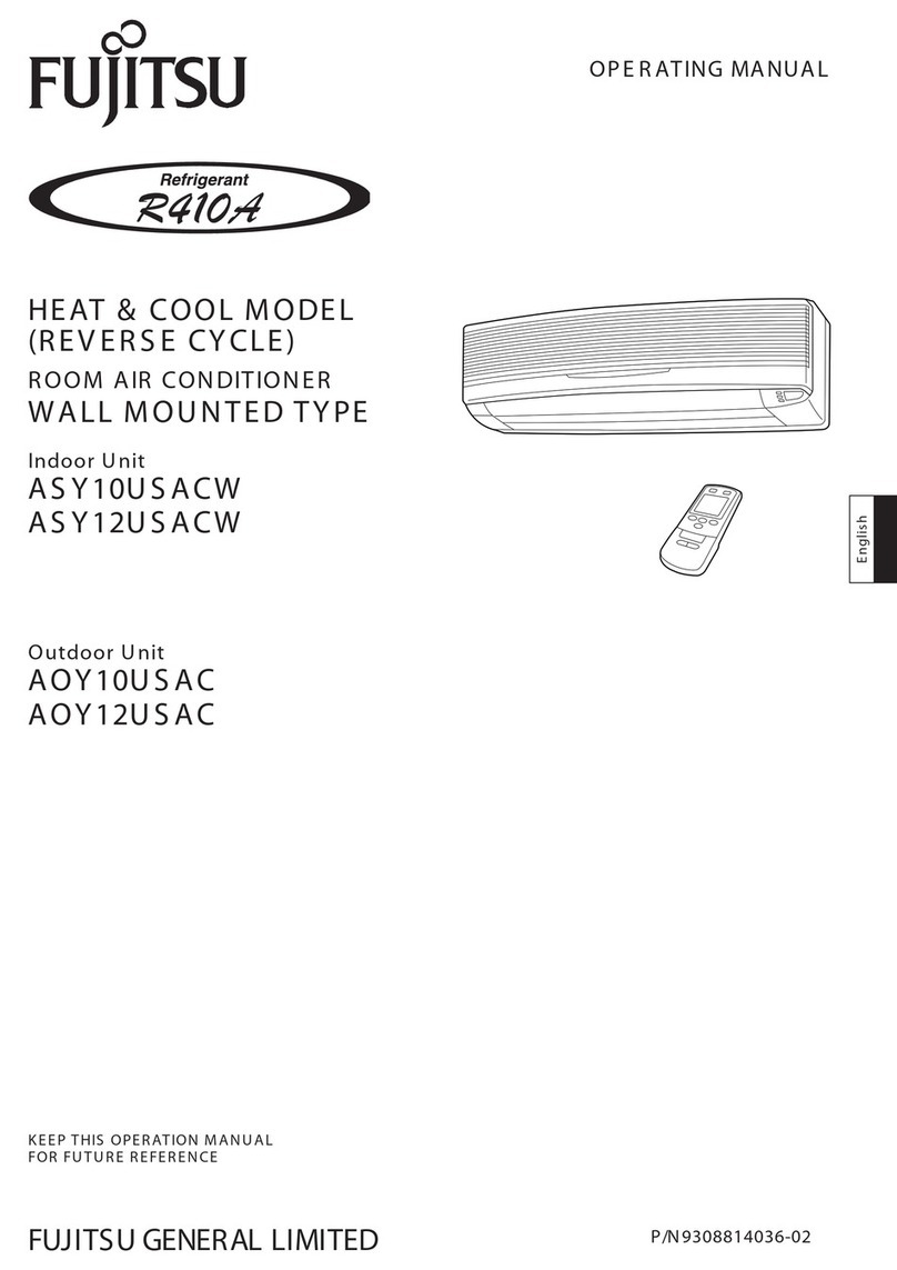 Fujitsu ASY10USACW User manual