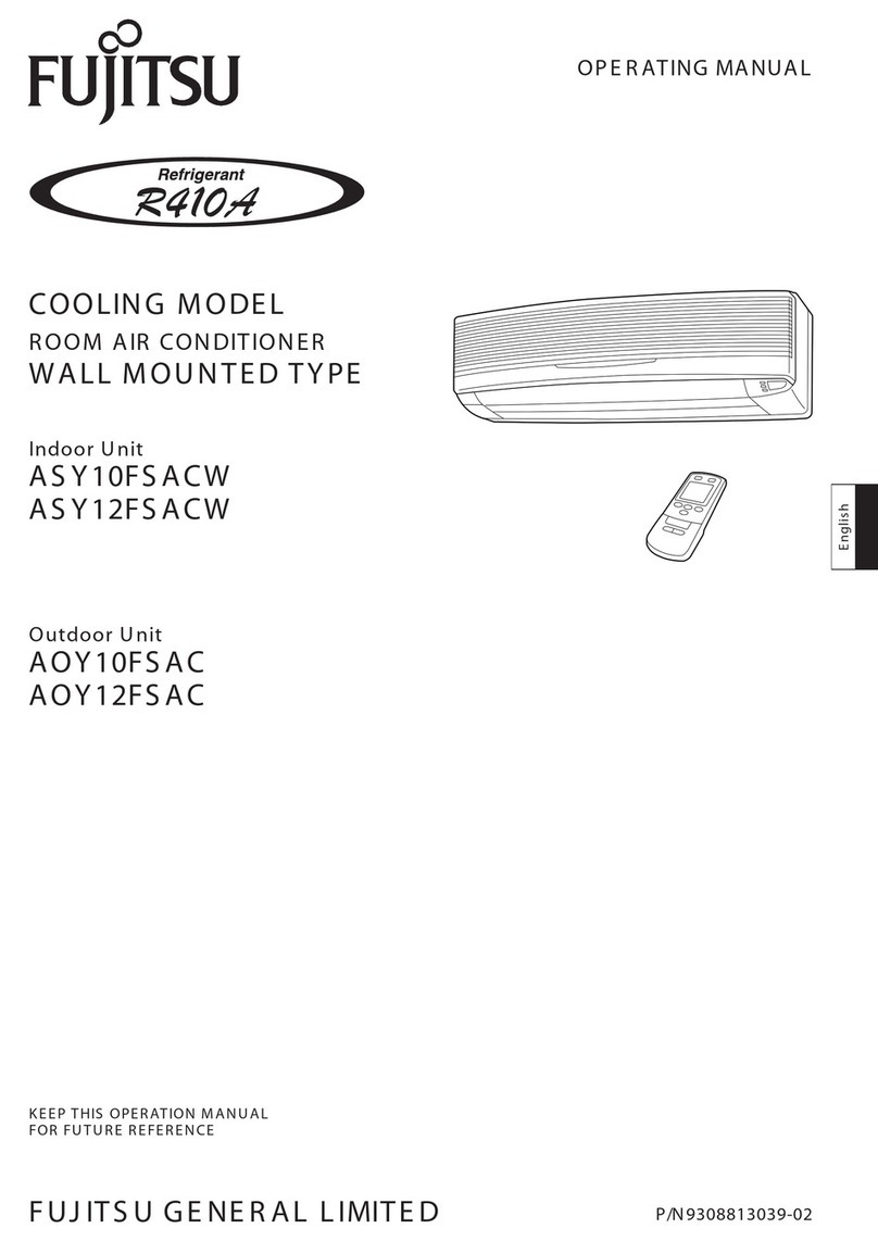 Fujitsu ASY12FSACW User manual