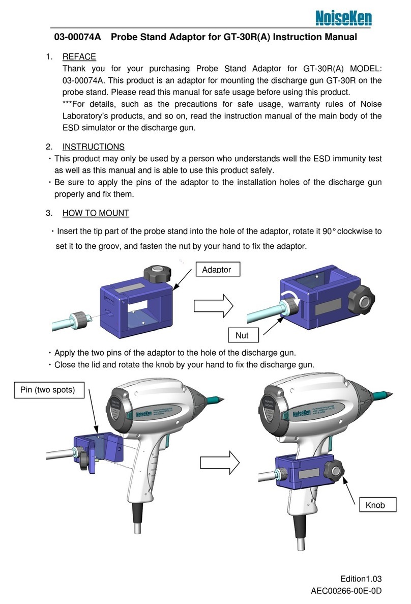 NoiseKen 03-00074A User manual