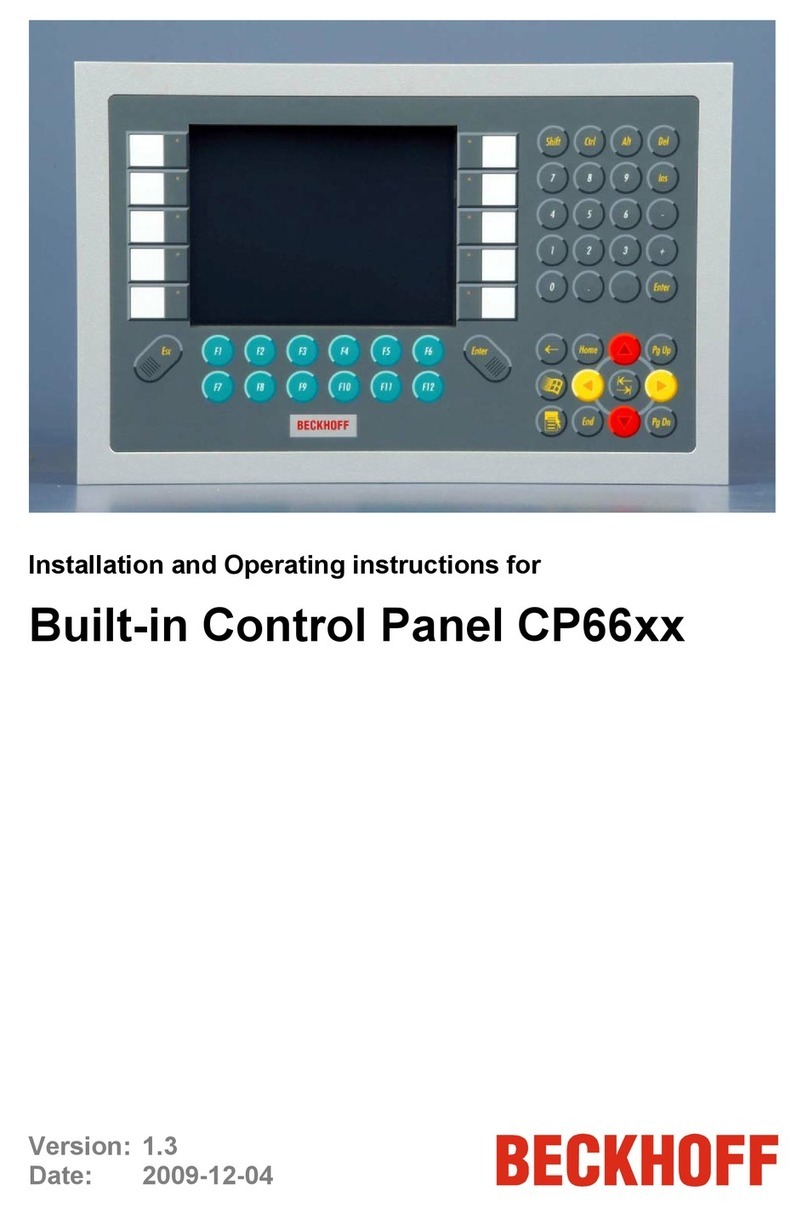 Beckhoff CP66 Series User manual