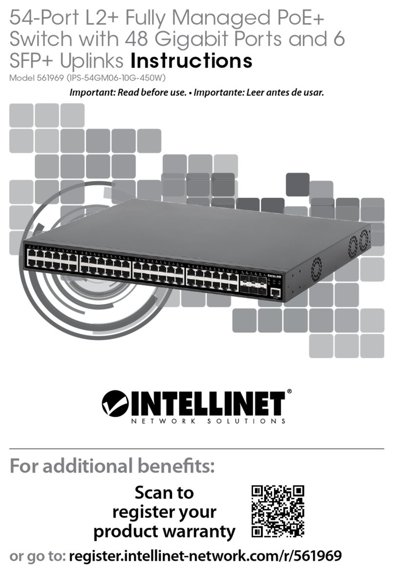 Intellinet IPS-54GM06-10G-450W User manual
