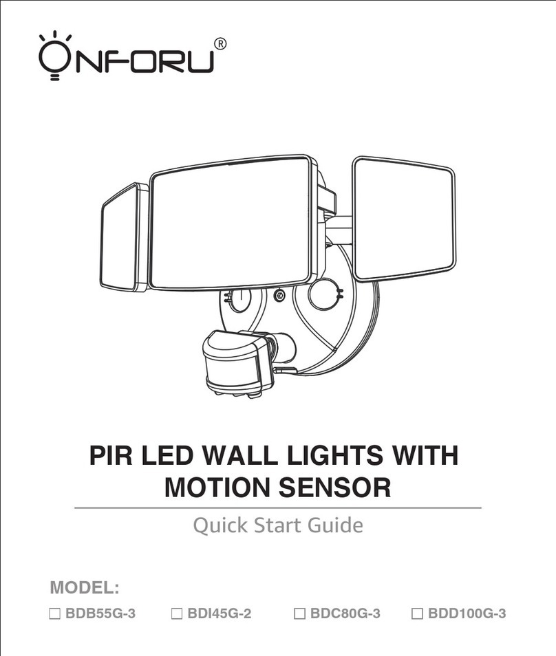 ONFORU BDB55G-3 quick start guide