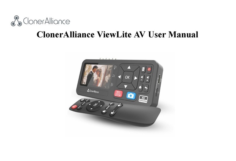 Cloner Alliance ViewLite AV user manual