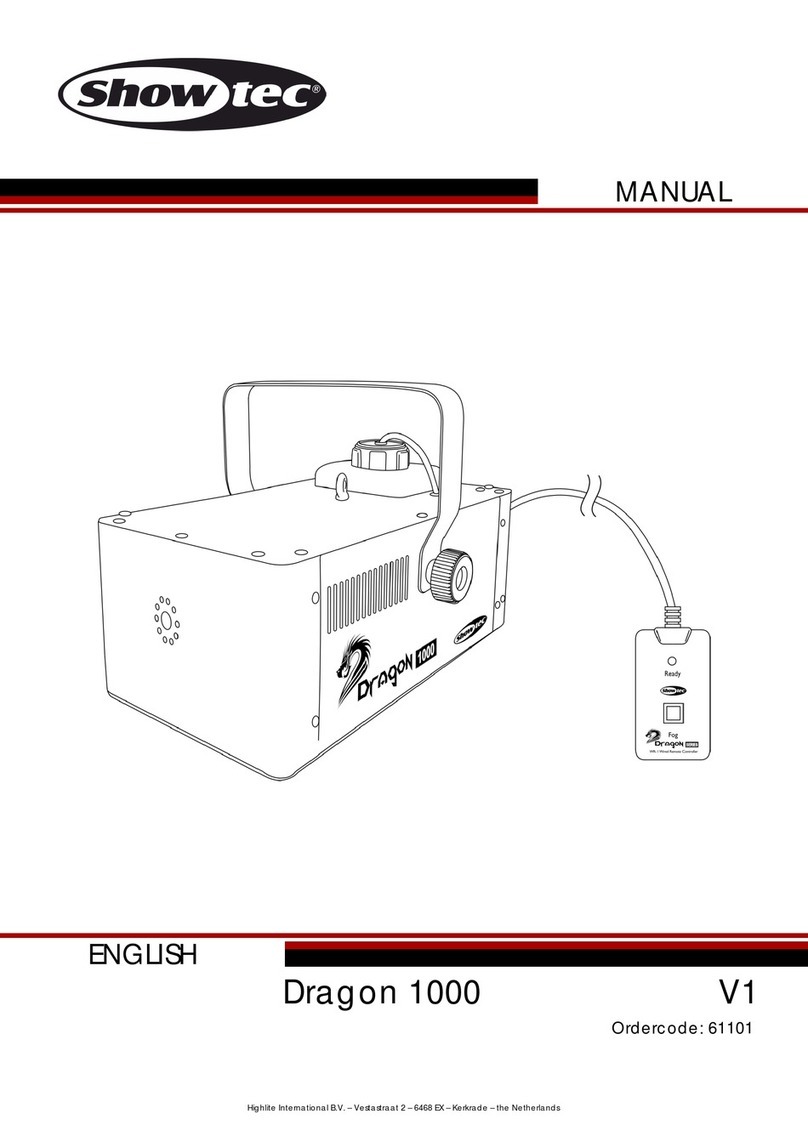 Show Tec Dragon 1000 V1 manual