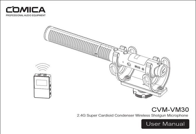 Comica CVM-VM30 User manual Comica CVM-VM30 User manual