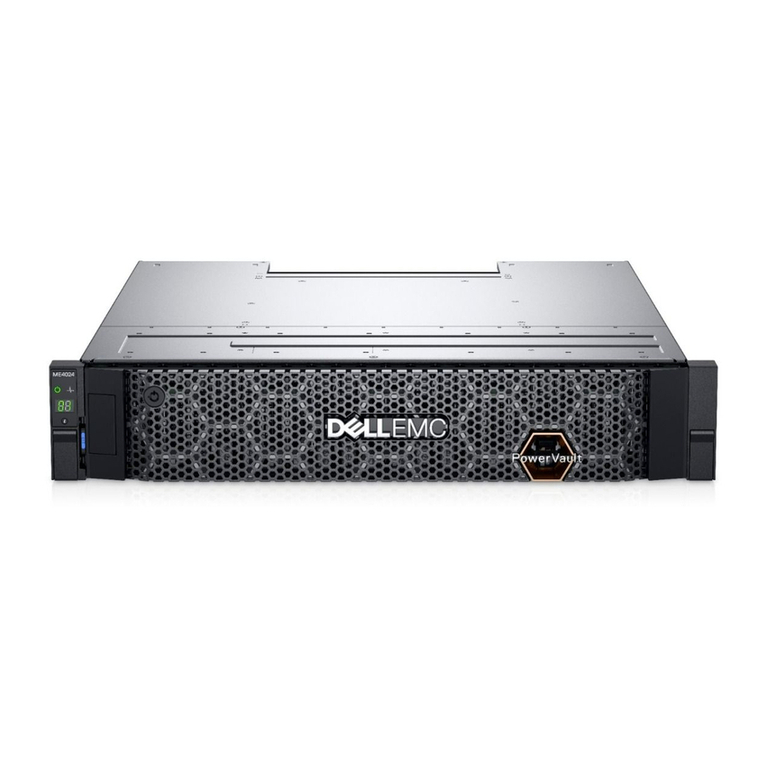 Dell EMC PowerVault ME4 Series User manual