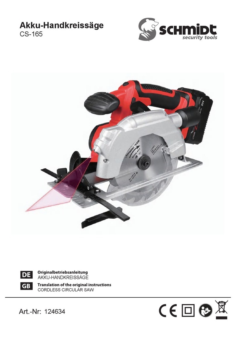 Schmidt CS-165 User manual