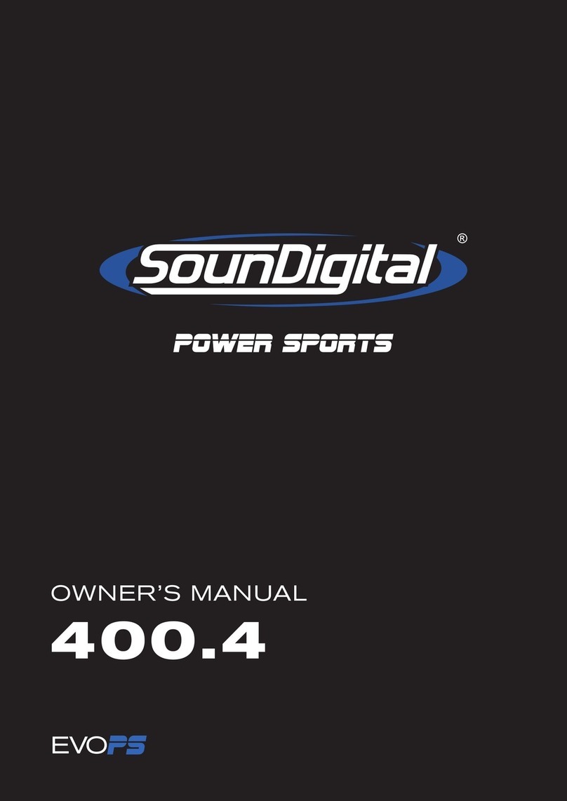 Soundigital EVO PowerSport 400.4 owner's manual