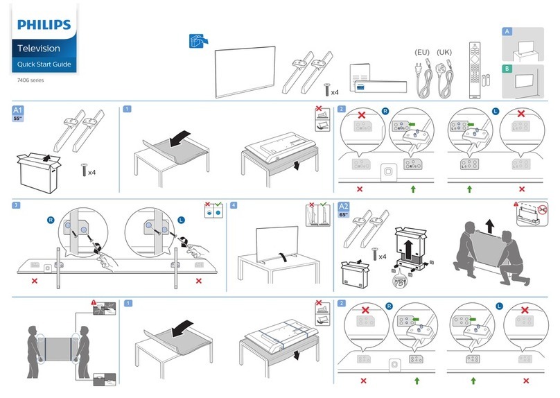 Philips 55PUS7406 User manual