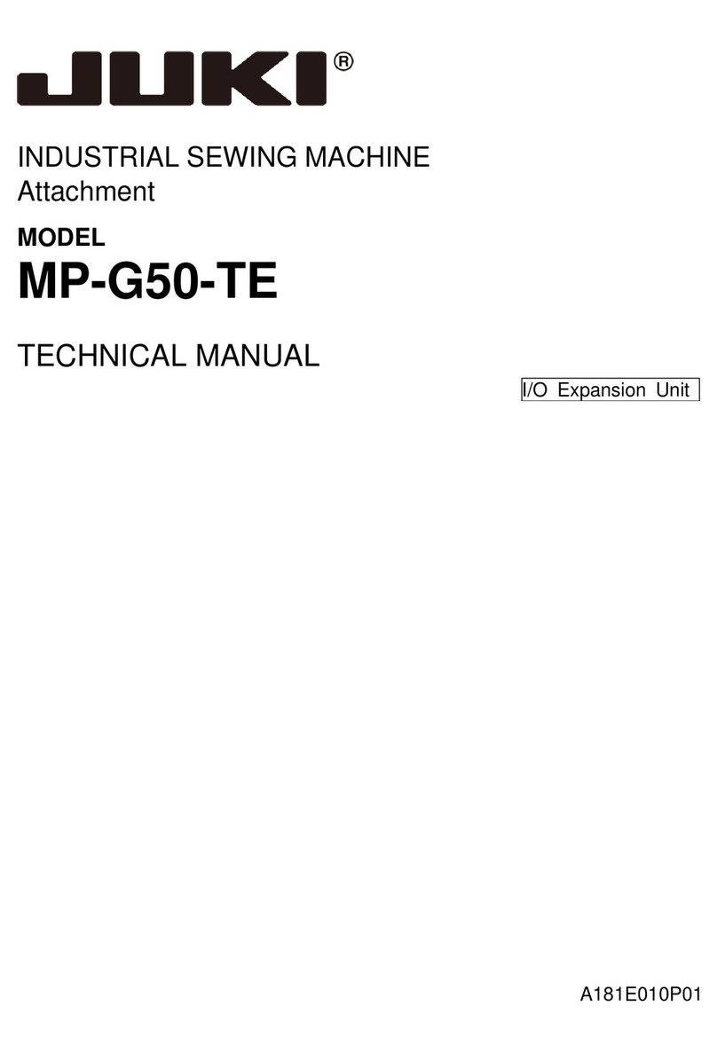 JUKI MP-G50-TE User manual