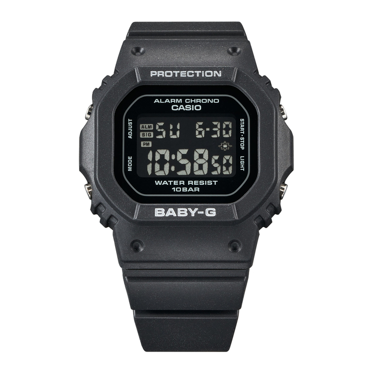 Casio G-SHOCK DW5-600 User manual Casio G-SHOCK DW5-600 User manual