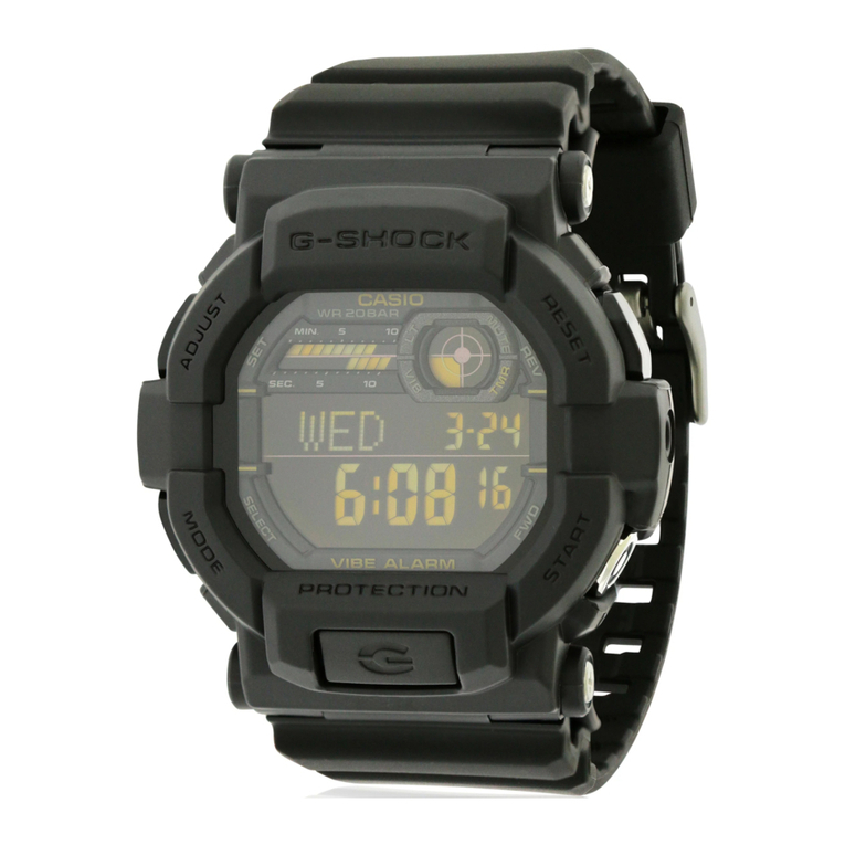 Casio G-SHOCK GD-350 User manual
