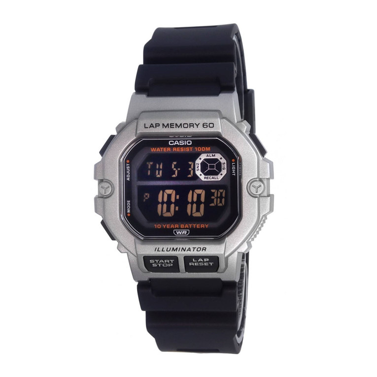 Casio WS1400H User manual