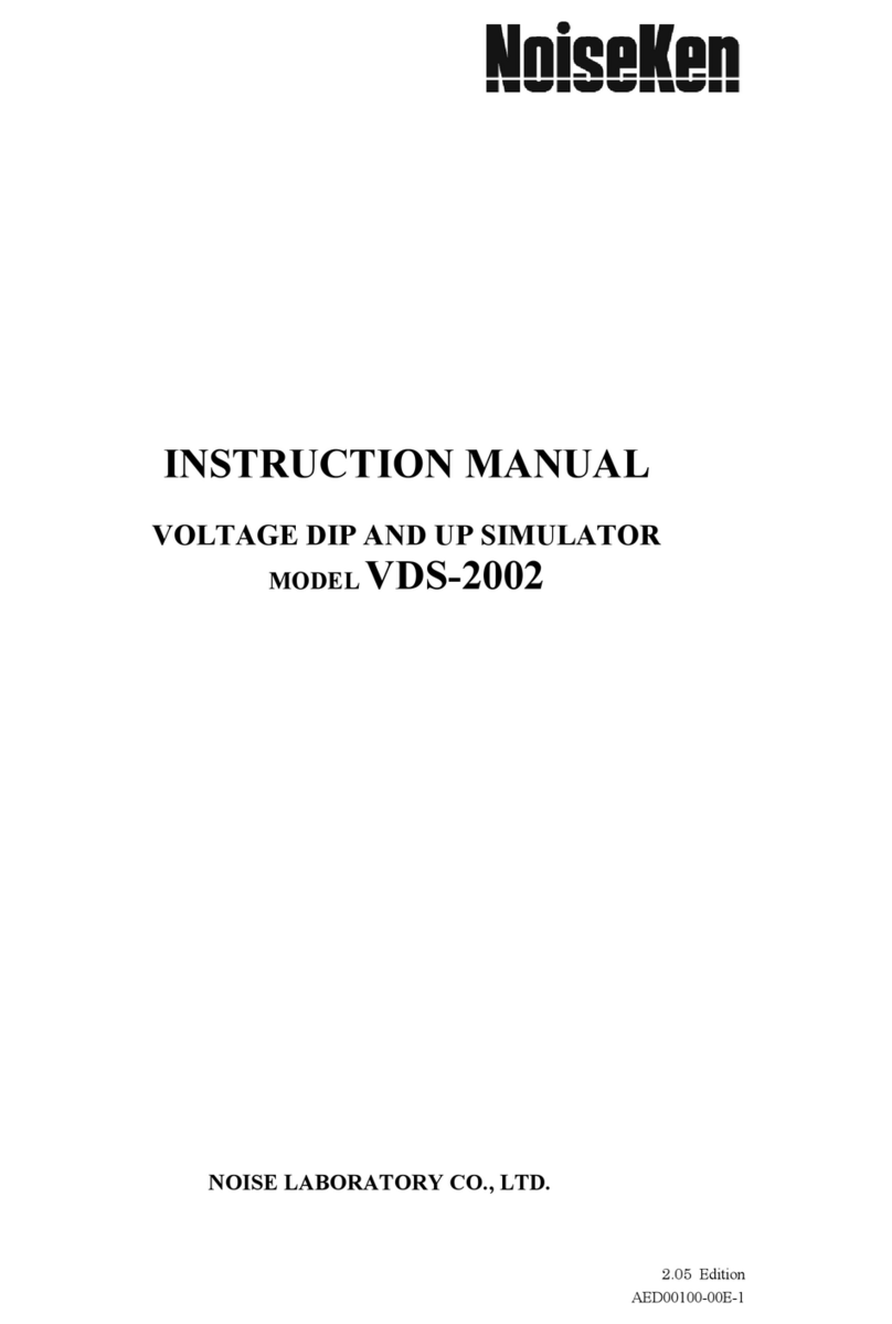 NoiseKen VDS-2002 User manual