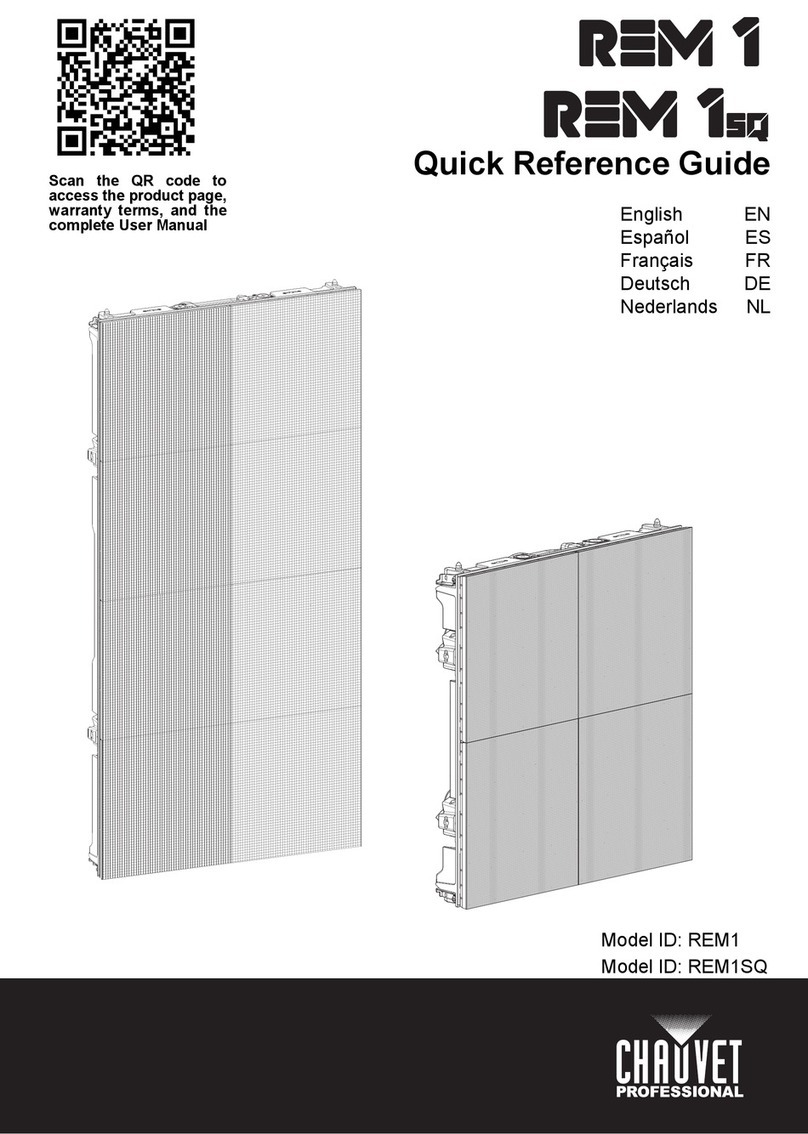 Chauvet Professional REM1 Quick reference guide