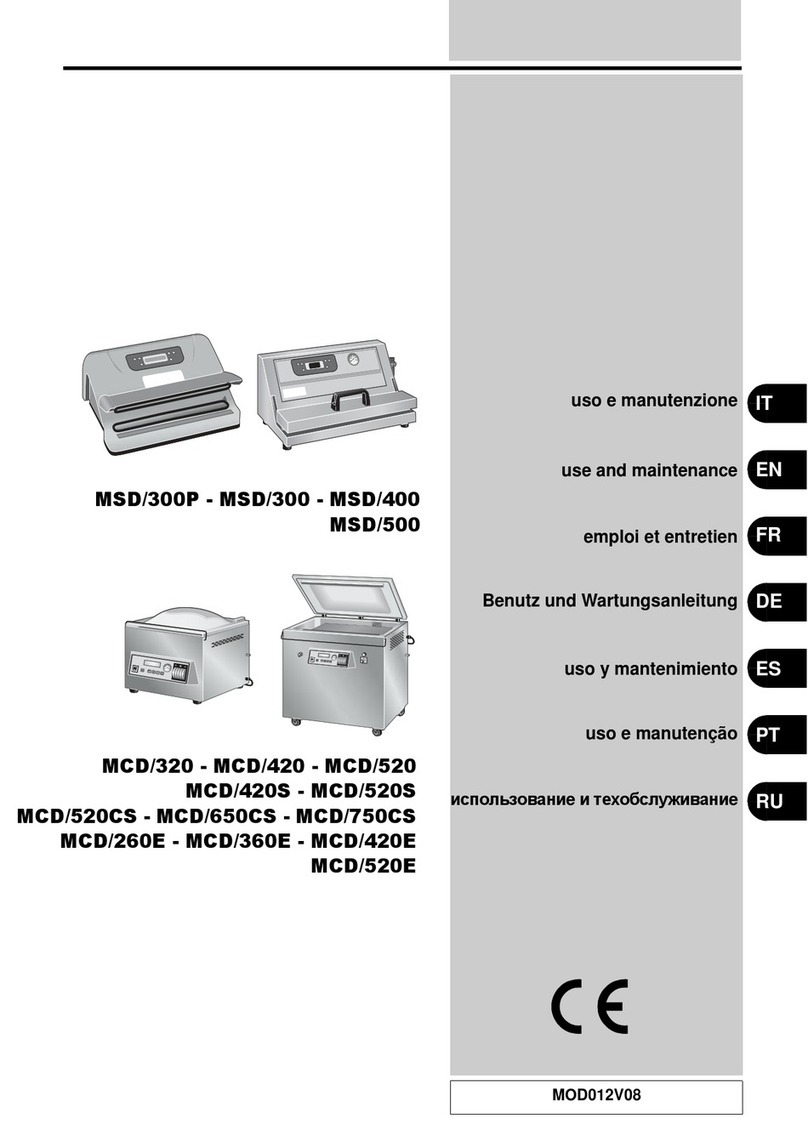 Fimar MCD/260E Use and maintenance Fimar MCD/260E Use and maintenance