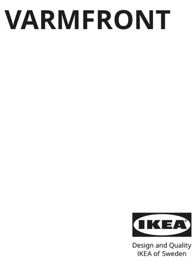 IKEA VARMFRONT manual IKEA VARMFRONT manual