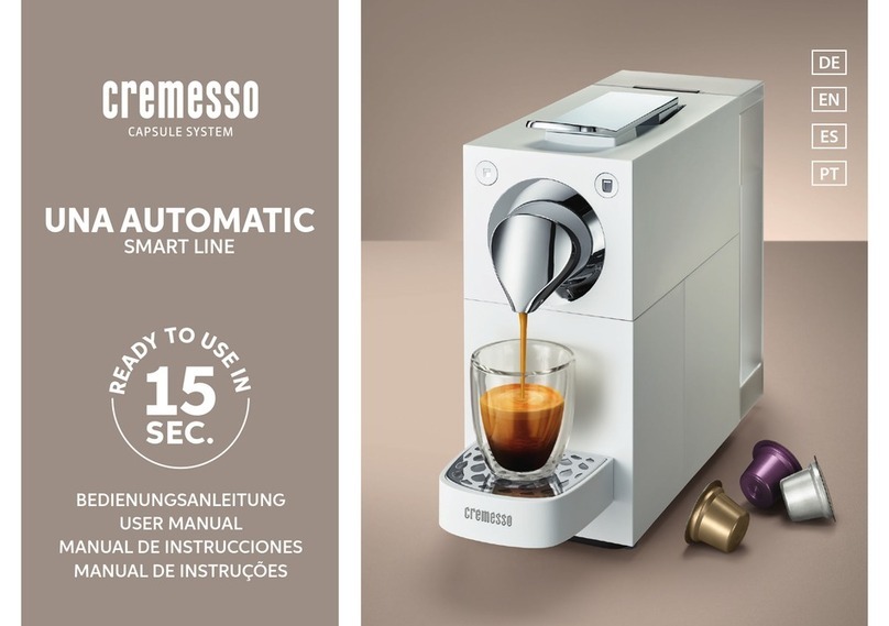 Cremesso SMART UNA AUTOMATIC User manual