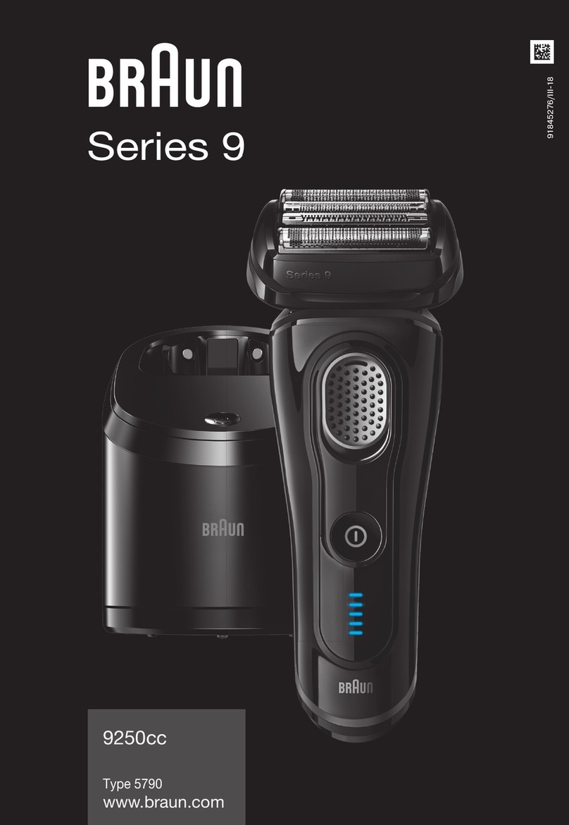 Braun 9250cc User manual