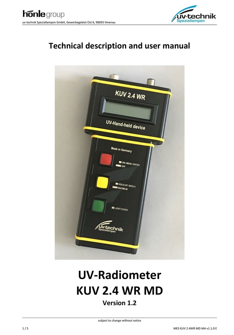 UV-technik KUV 2.4 WR MD Technical description and user manual UV-technik KUV 2.4 WR MD Technical description and user manual