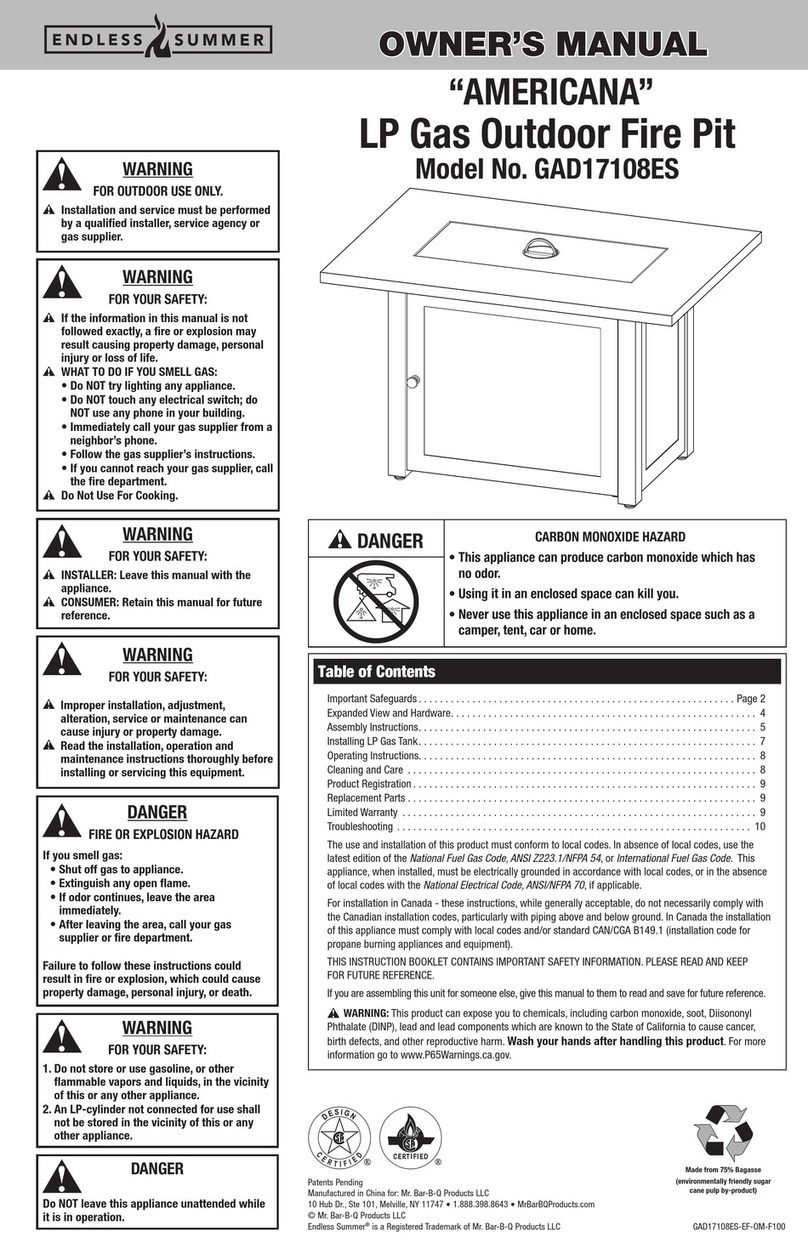 Endless Summer AMERICANA owner's manual