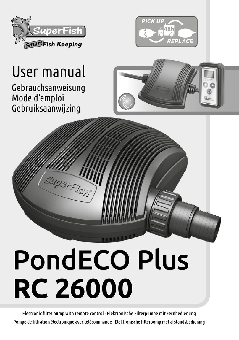 SuperFish PondECO Plus RC 26000 user manual