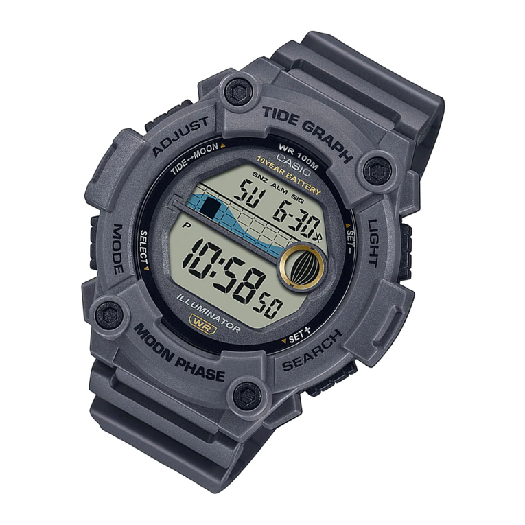 Casio WS1300H user manual