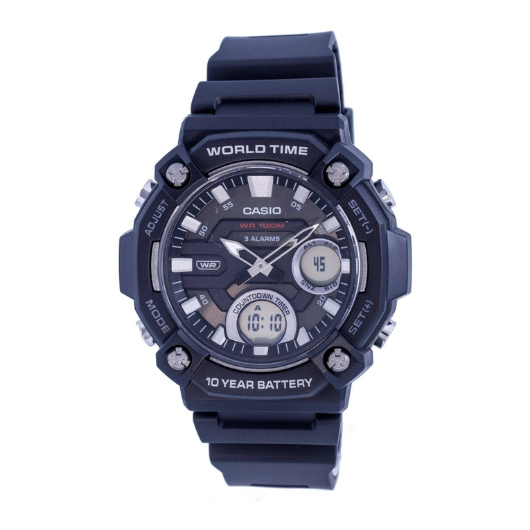 Casio AEQ120W User manual