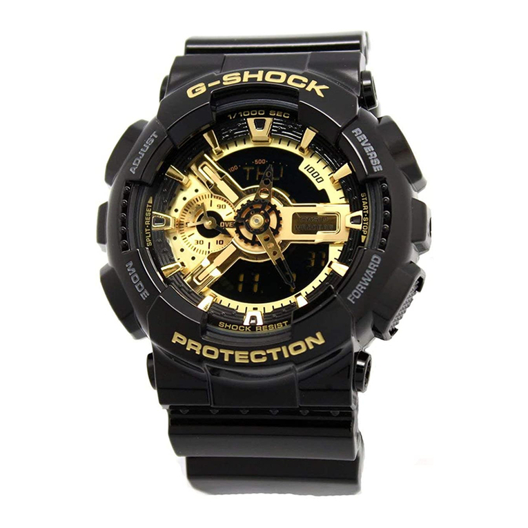 Casio G-SHOCK GA110 User manual Casio G-SHOCK GA110 User manual