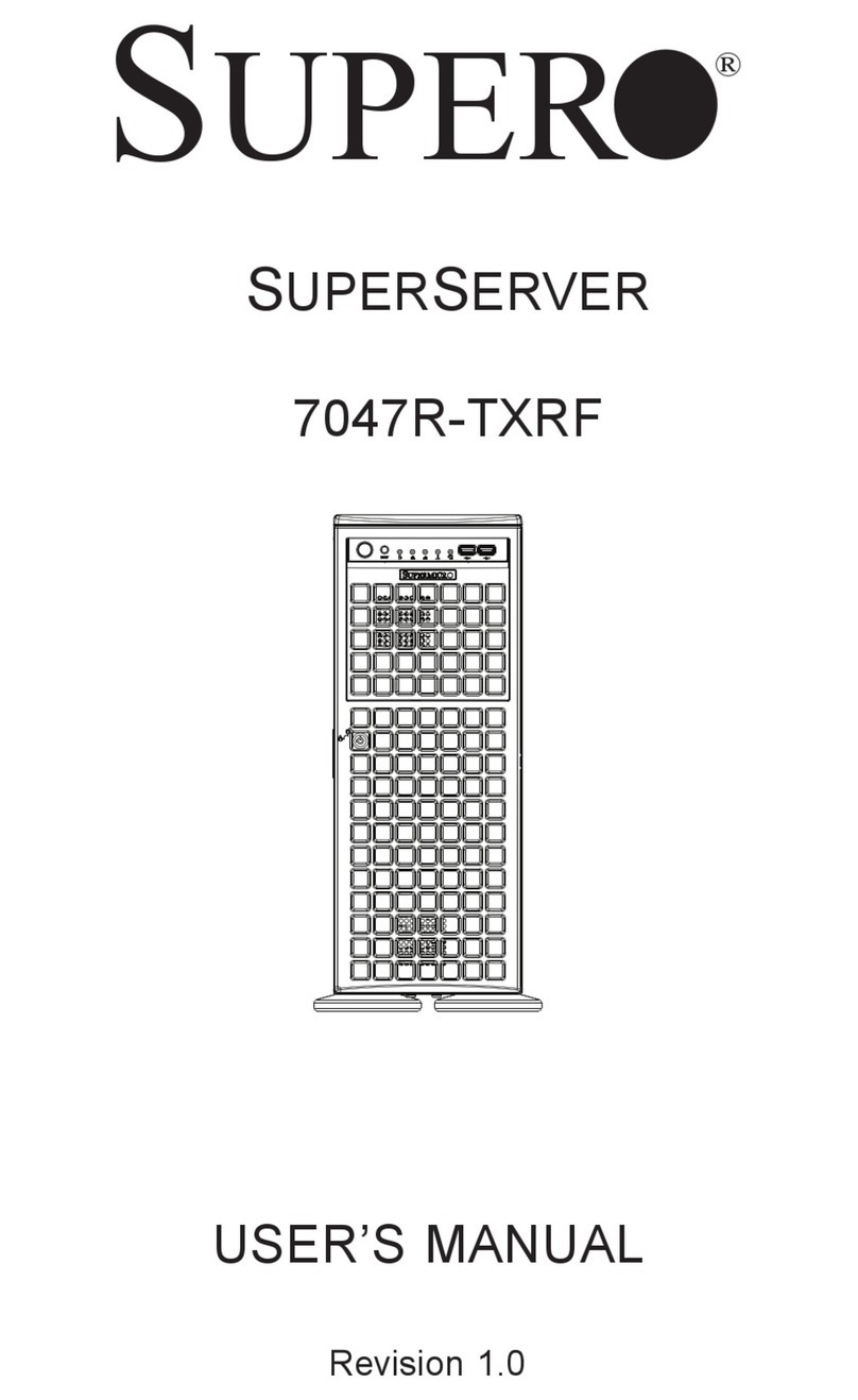 Supero SUPERSERVER 7047R-TXRF user manual