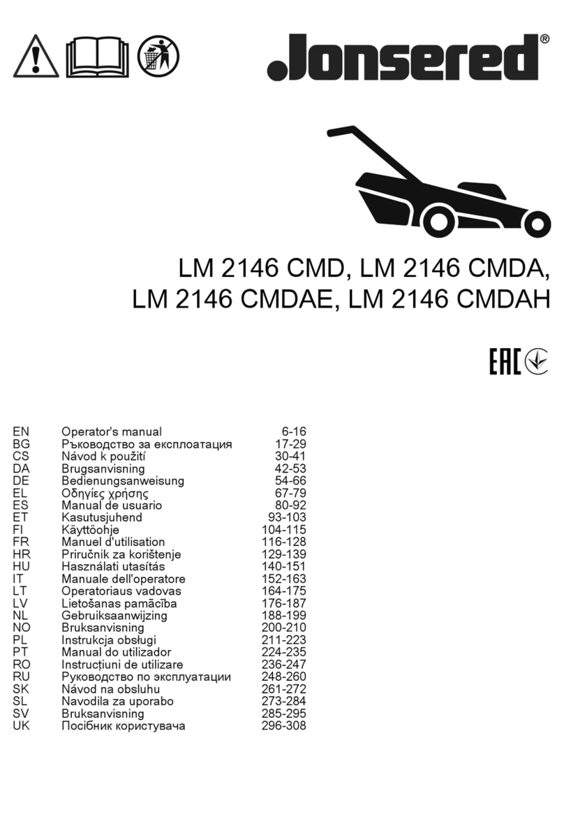 Jonsered LM 2146 CMDA User manual