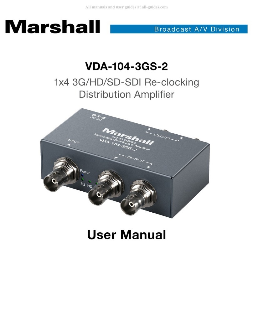 Marshall Amplification VDA-104-3GS-2 User manual