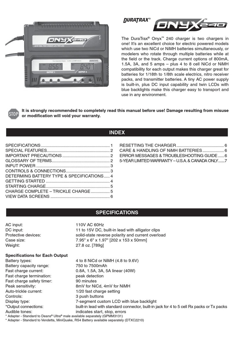 Duratrax Onyx 240 manual