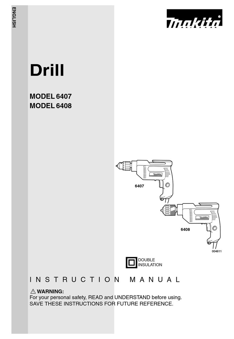 Makita 6407 instruction manual