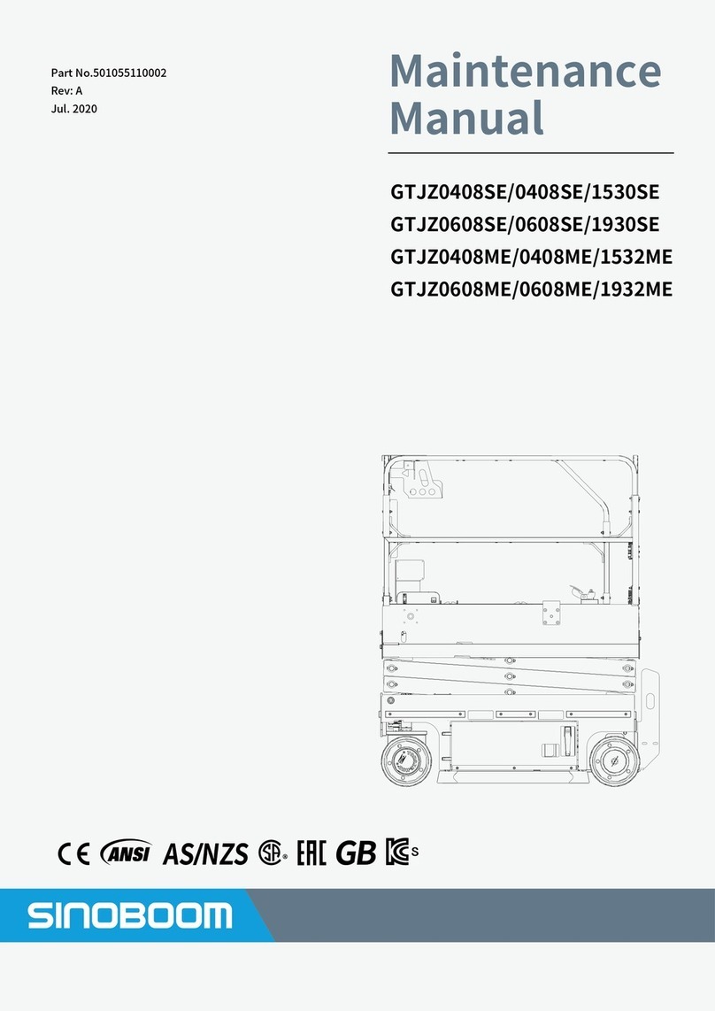 Sinoboom GTJZ1530SE Maintenance manual