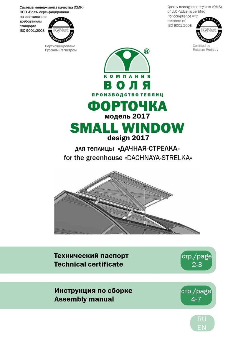 VOLYA 2017 Assembly manual