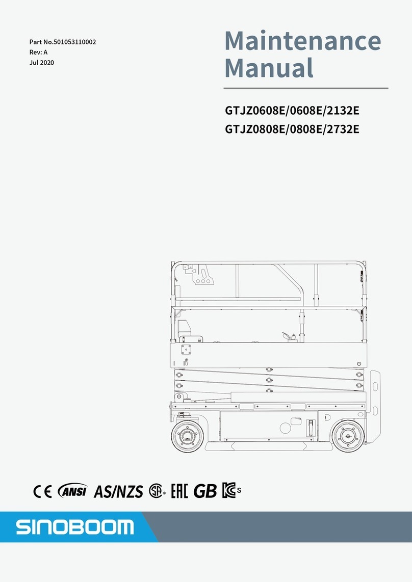 Sinoboom GTJZ0808E Maintenance manual