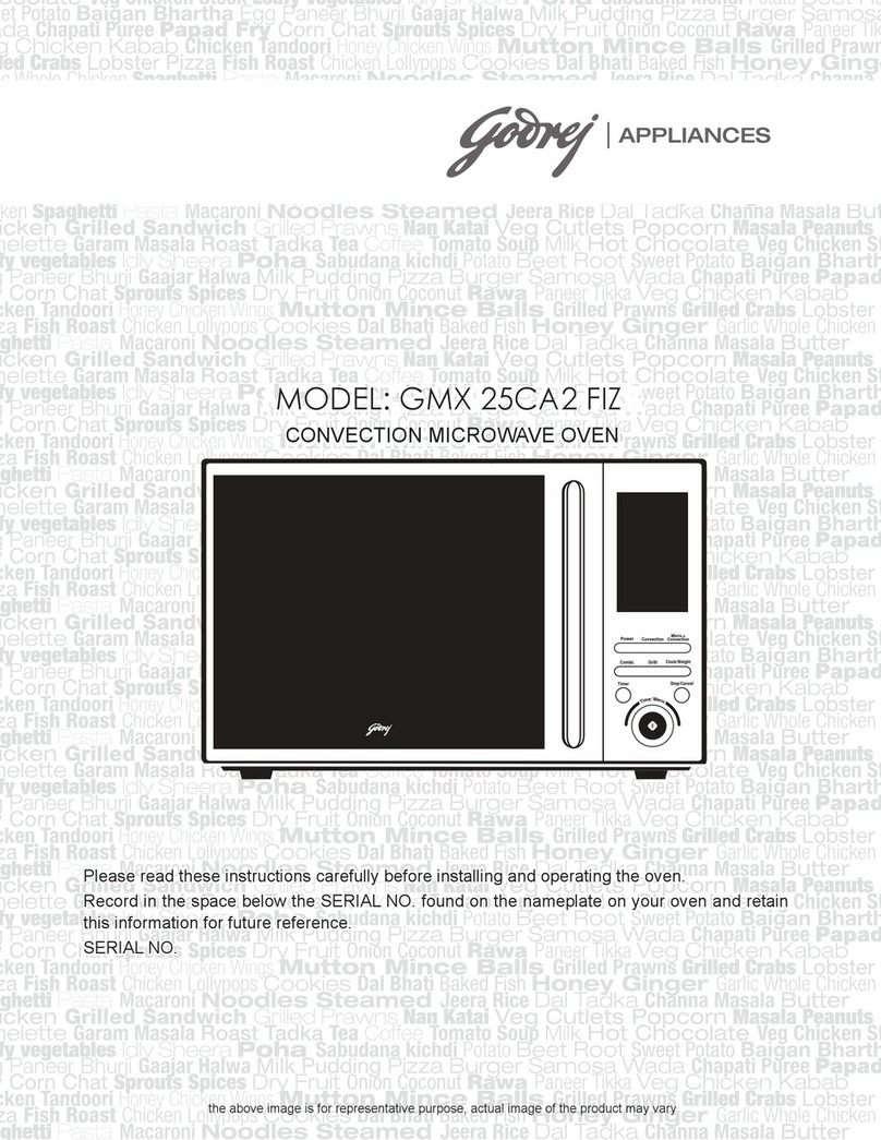 Godrej Appliances GMX 25CA2 FIZ manual