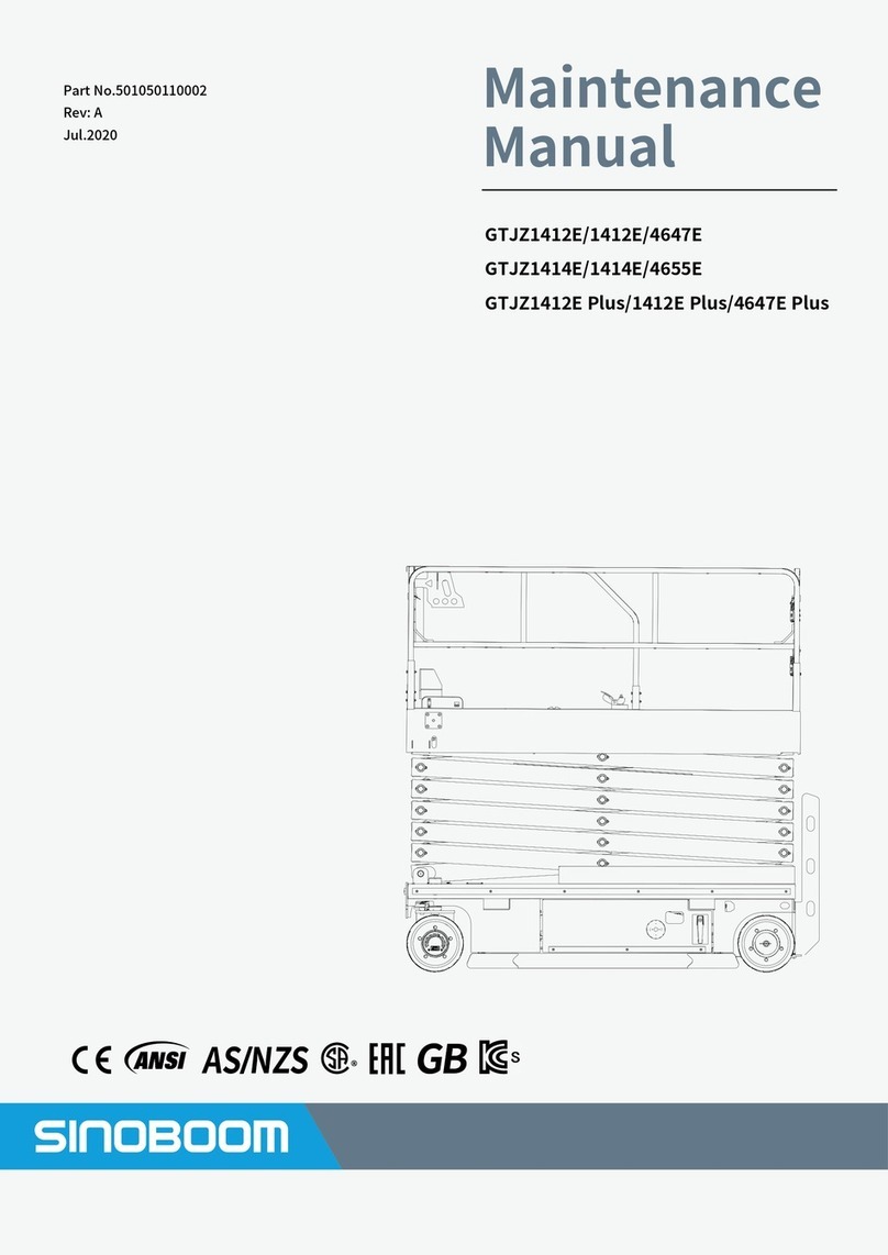 Sinoboom GTJZ4647E Maintenance manual