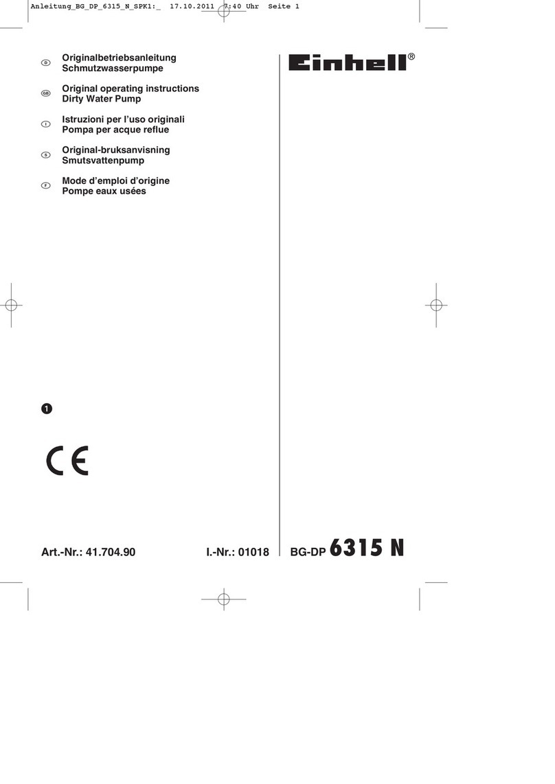 EINHELL BG-DP 6315 N User manual
