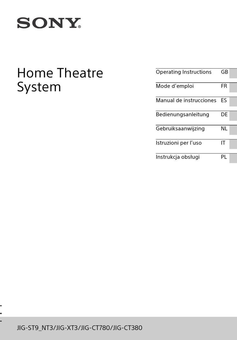 Sony JIG-XT3 User manual