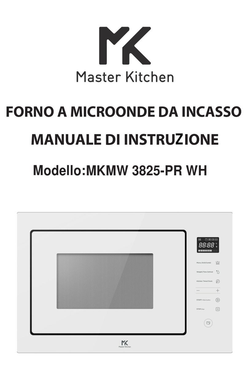 MASTER KITCHEN MKMW 3825-PR WH instruction manual