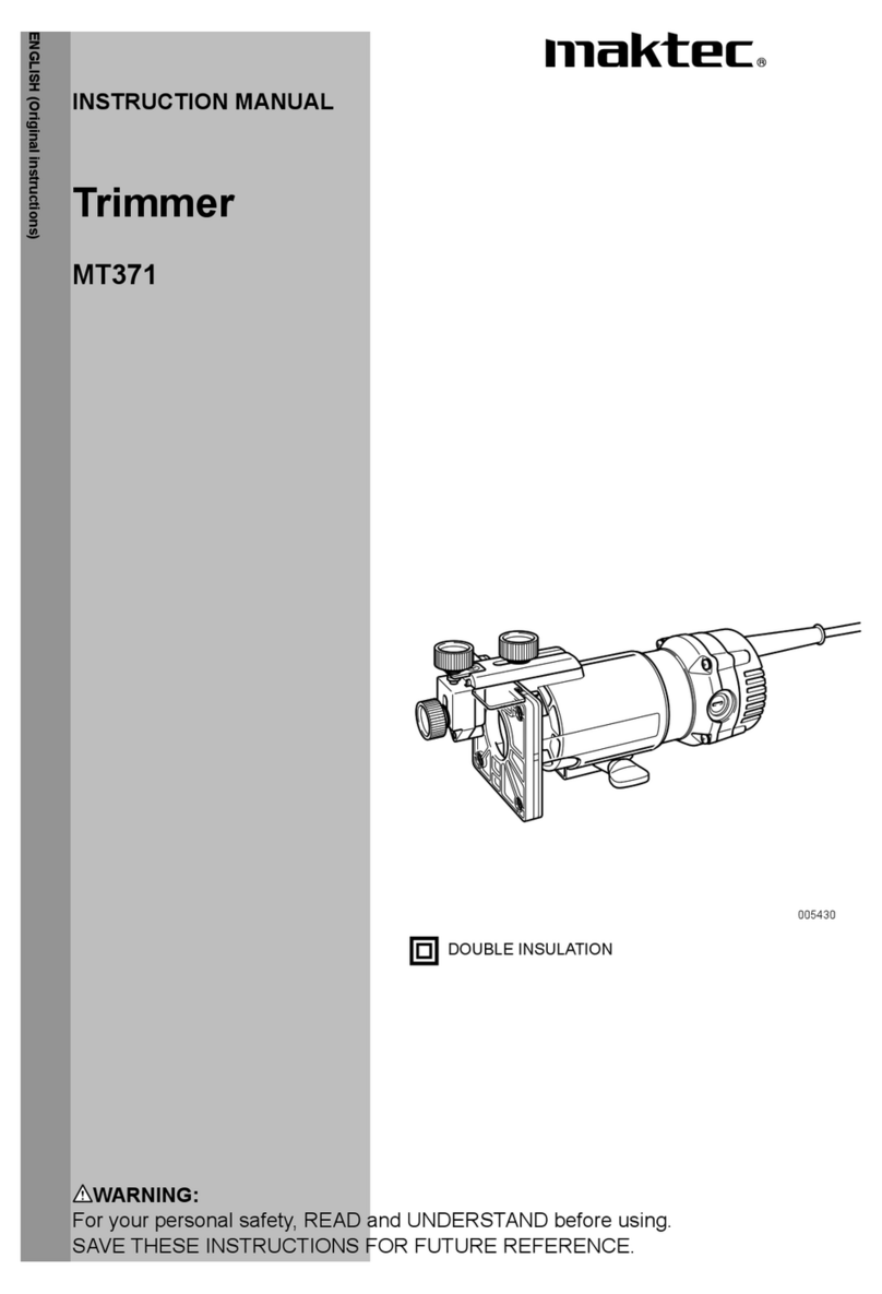 Maktec MT371 instruction manual