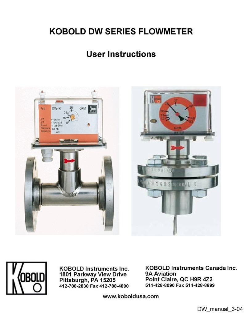 Kobold DW Series User manual
